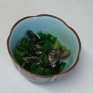 ほうれん草味付け海苔和え